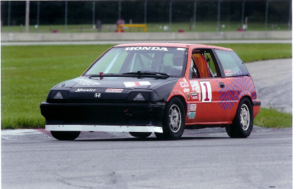 Dick in Civic at Brat 2003