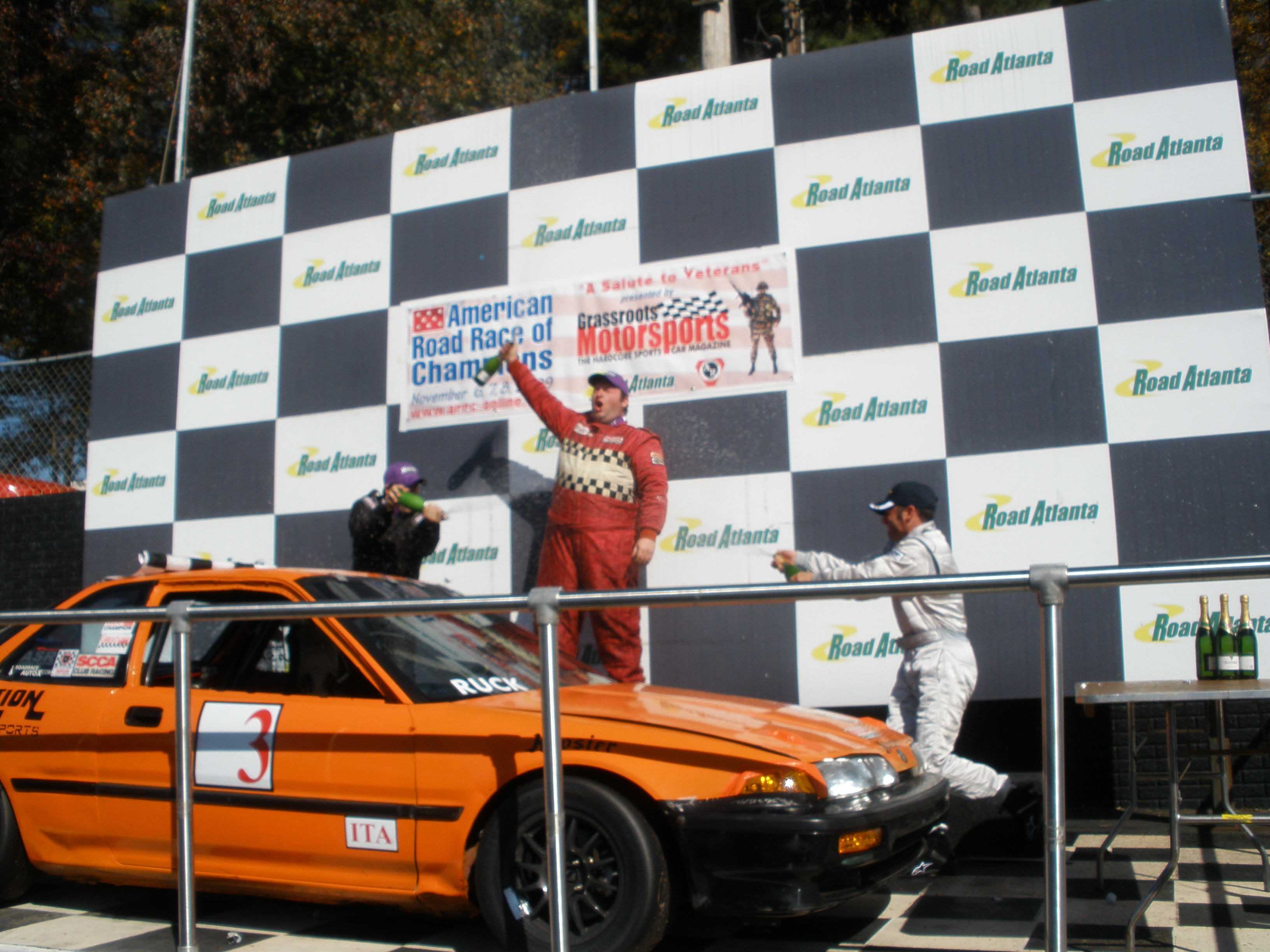 ARRC podium